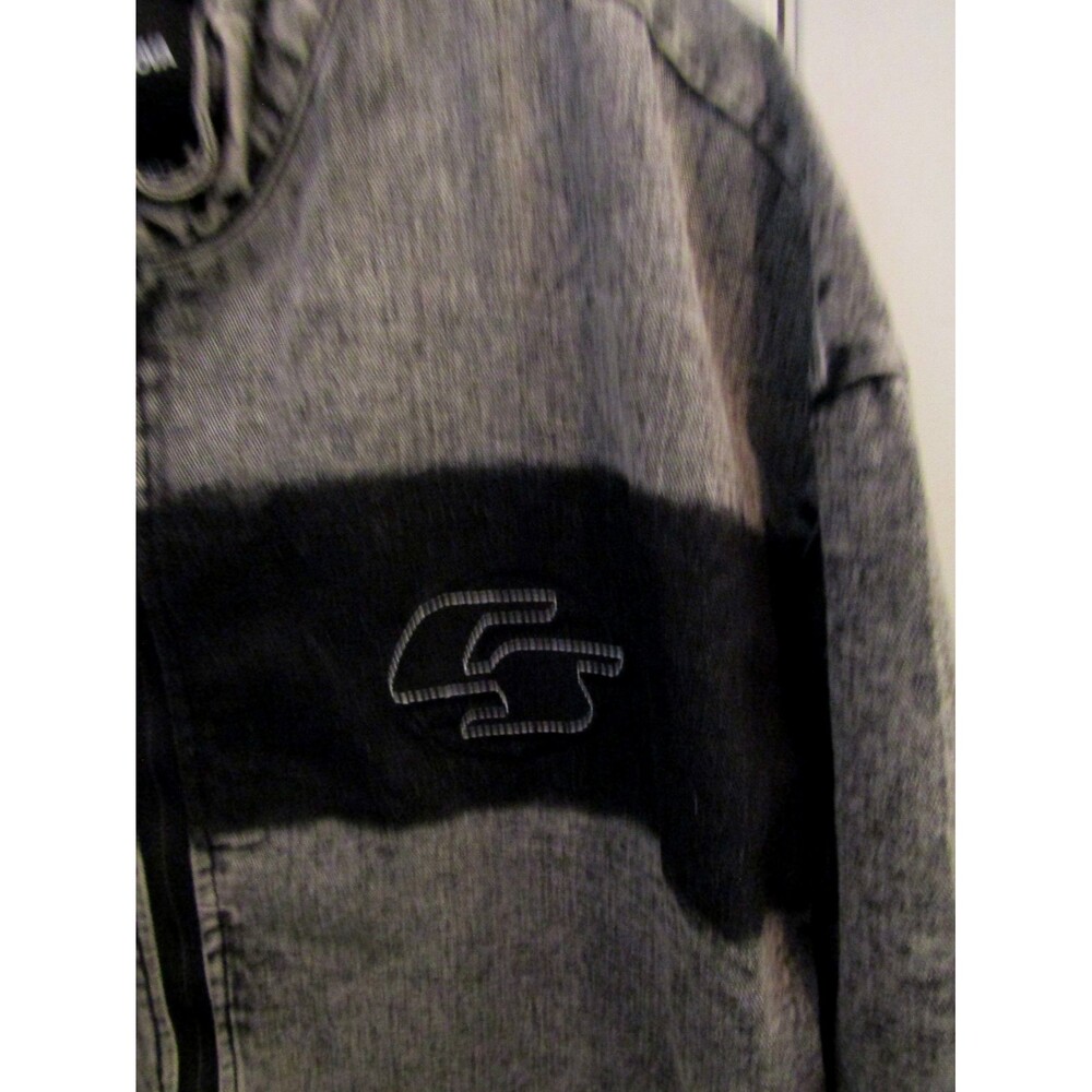 Fashion Nova Stay Bothered Bomber Jacket Washed Oversized Womens Size M - Picture 4 of 9